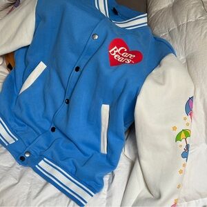 Care Bears Kids Blue and Cream Hoodie